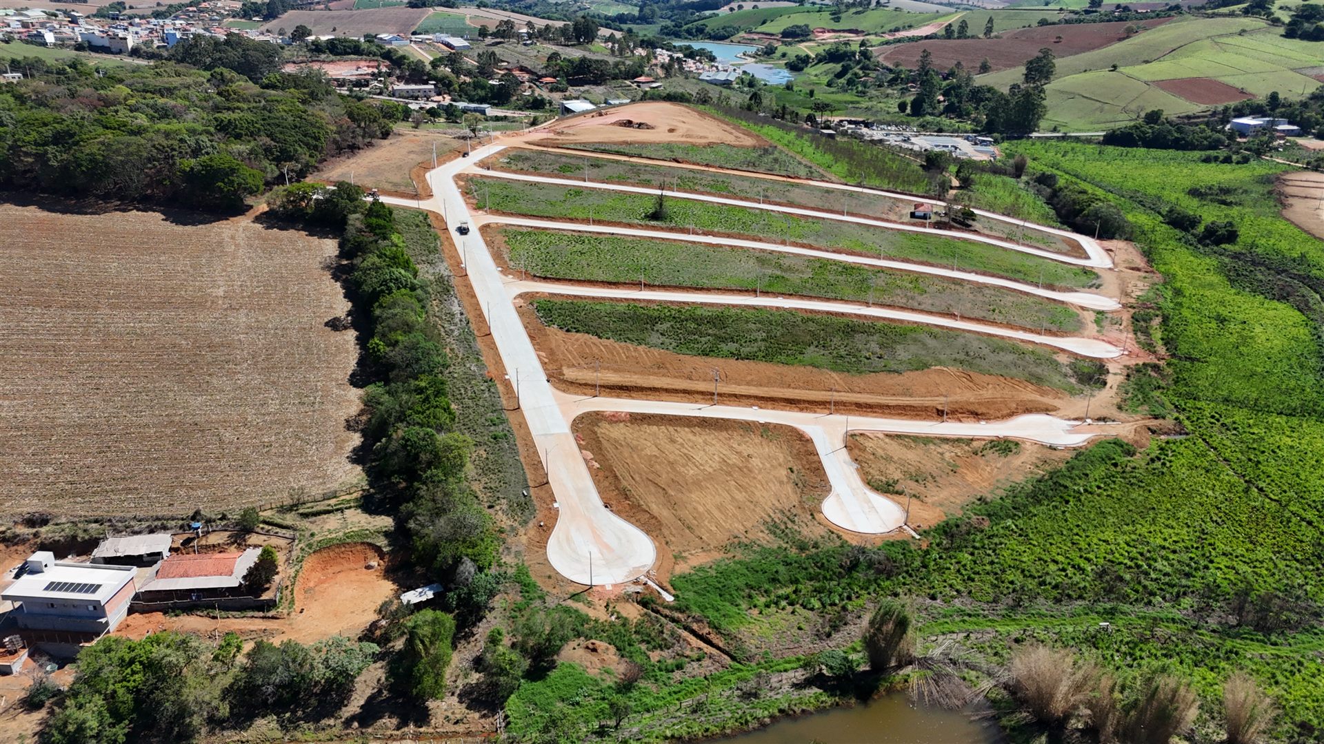 Vista aérea Residencial Santa Tereza